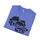 African map unisex softstyle tee Funky African