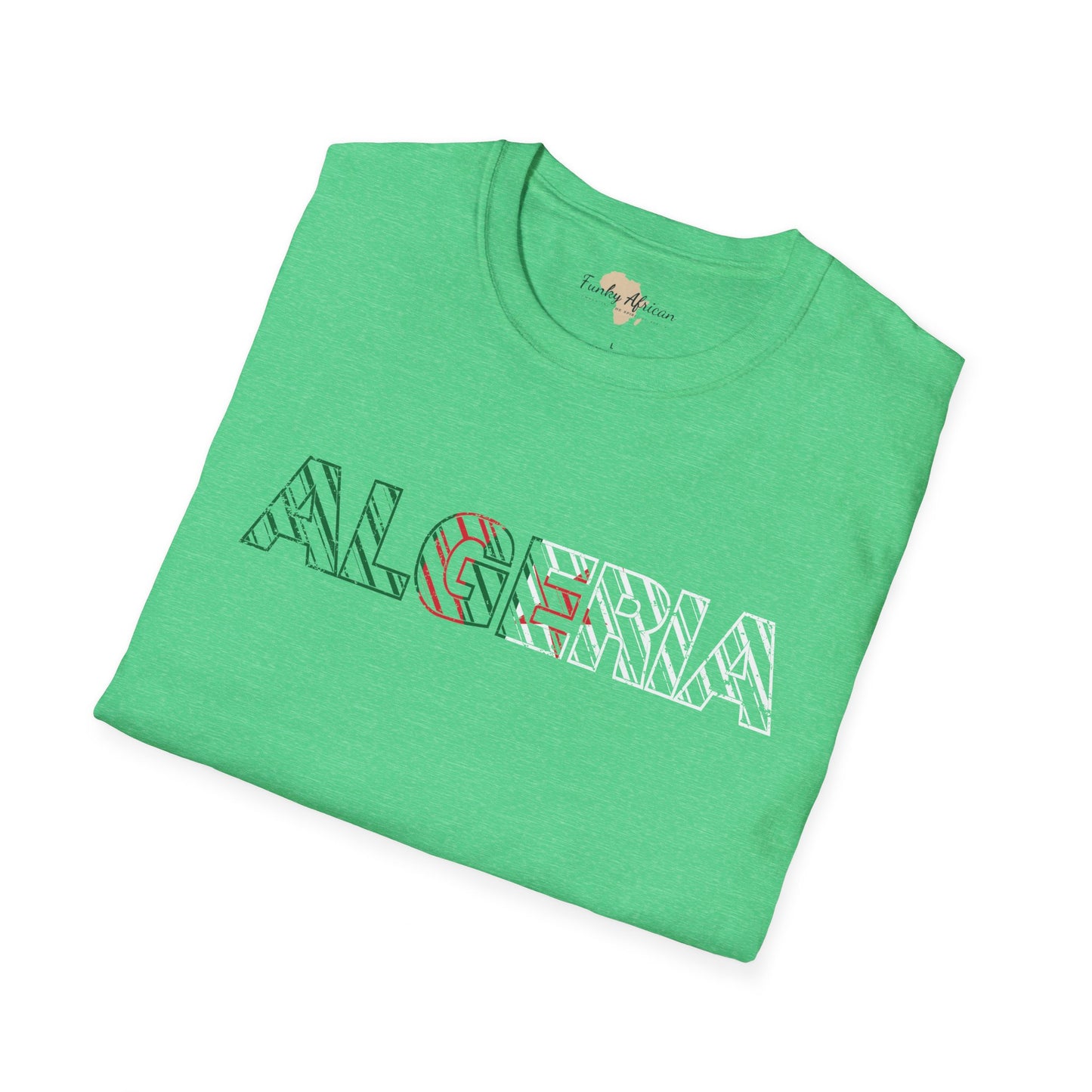 Algeria text unisex softstyle tee