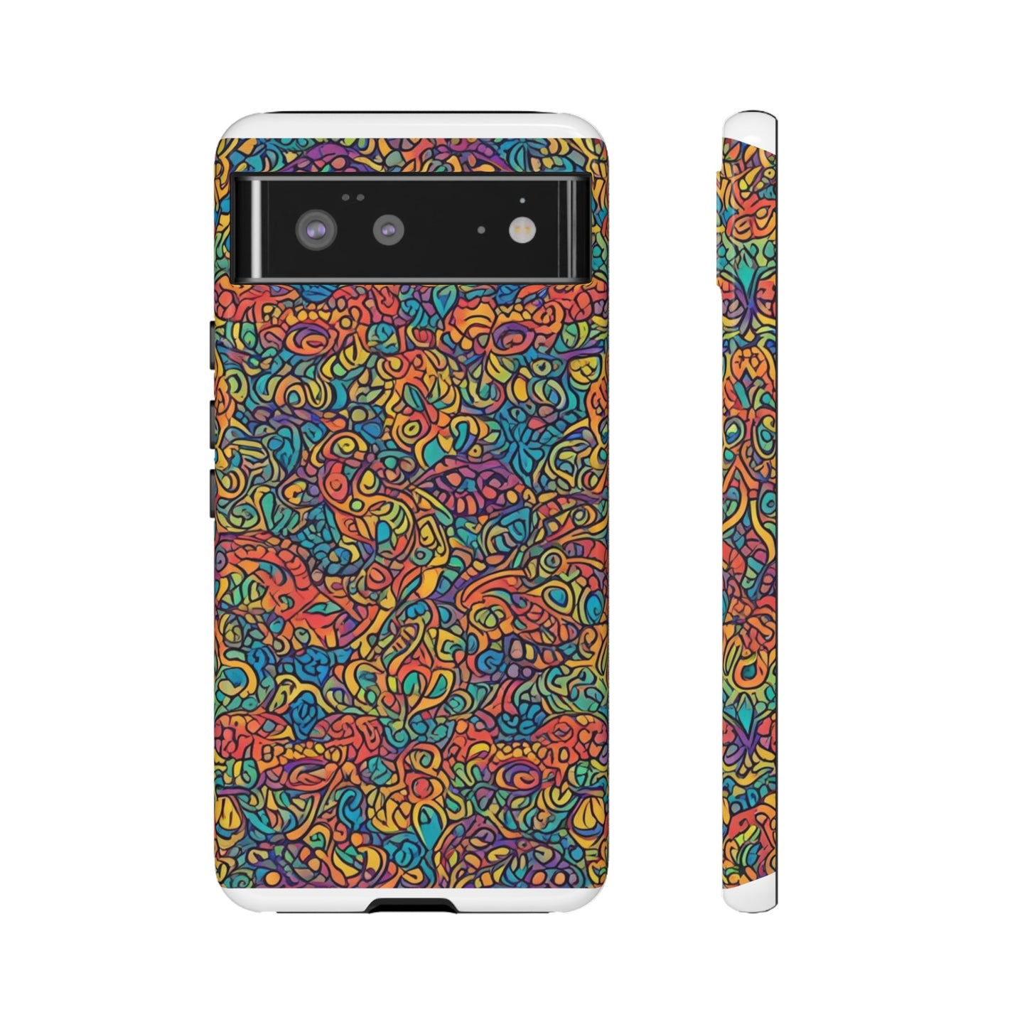 African Print Google Pixel Tough Cases