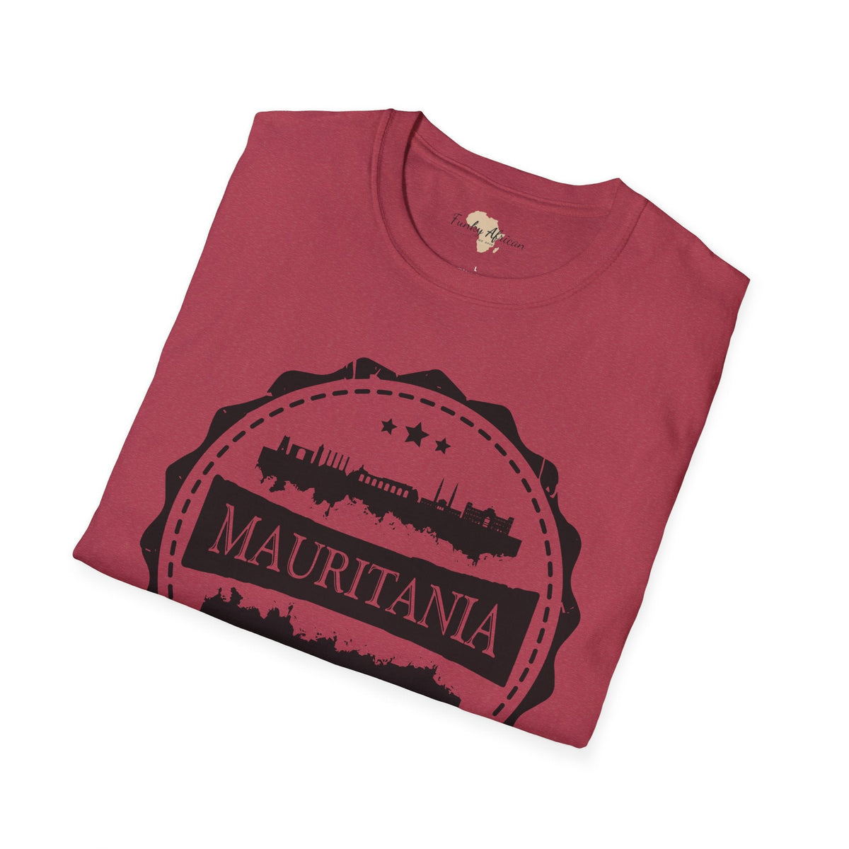 Mauritania Stamp unisex tee Funky African