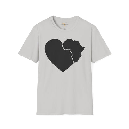 Love, Africa graffiti unisex softstyle tee