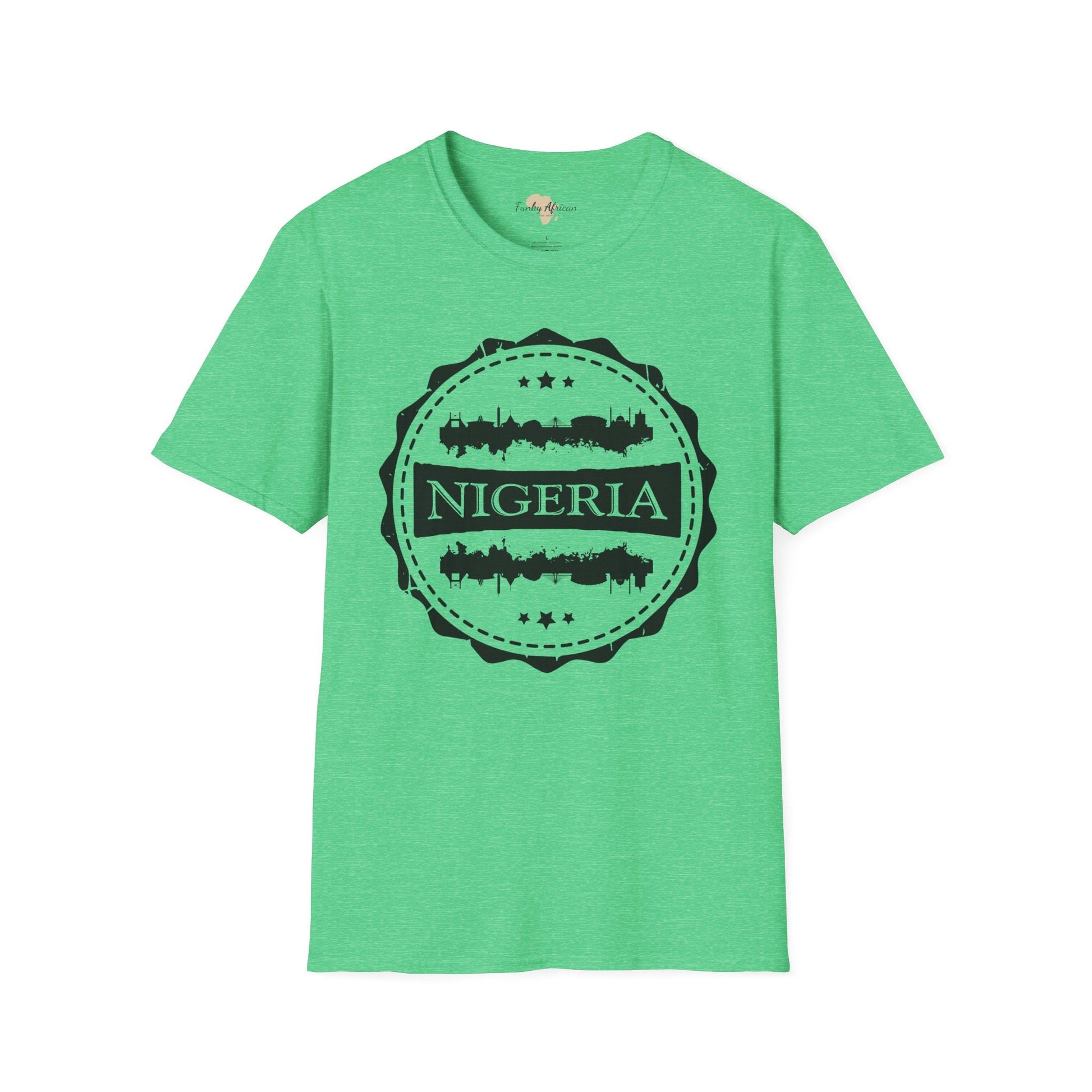 Nigeria Stamp unisex tee Funky African