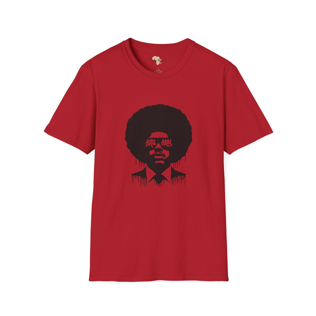 Afro graffiti unisex softstyle tee Funky African