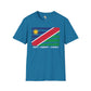 Namibia strip unisex softstyle tee Funky African