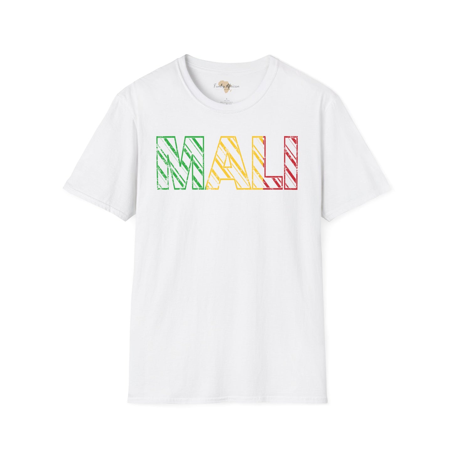 Malian text unisex softstyle tee