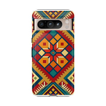 African Print Google Pixel Tough Cases