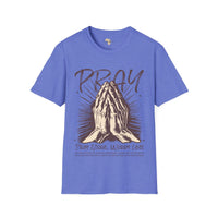 Pray more worry less unisex tee Funky African