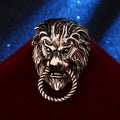 Vintage African Prairie Lion King Brooch Men's Suit Ornament Funky African