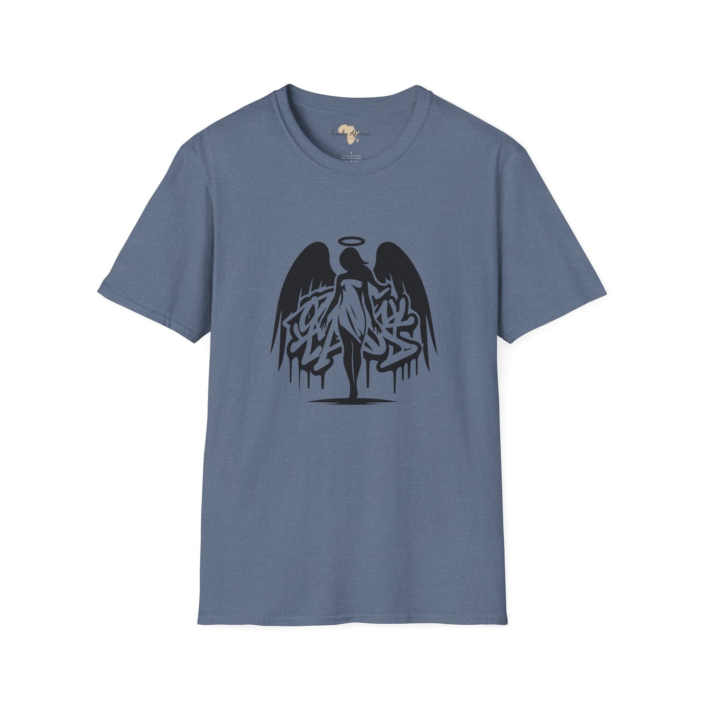 Angel graffiti unisex softstyle tee