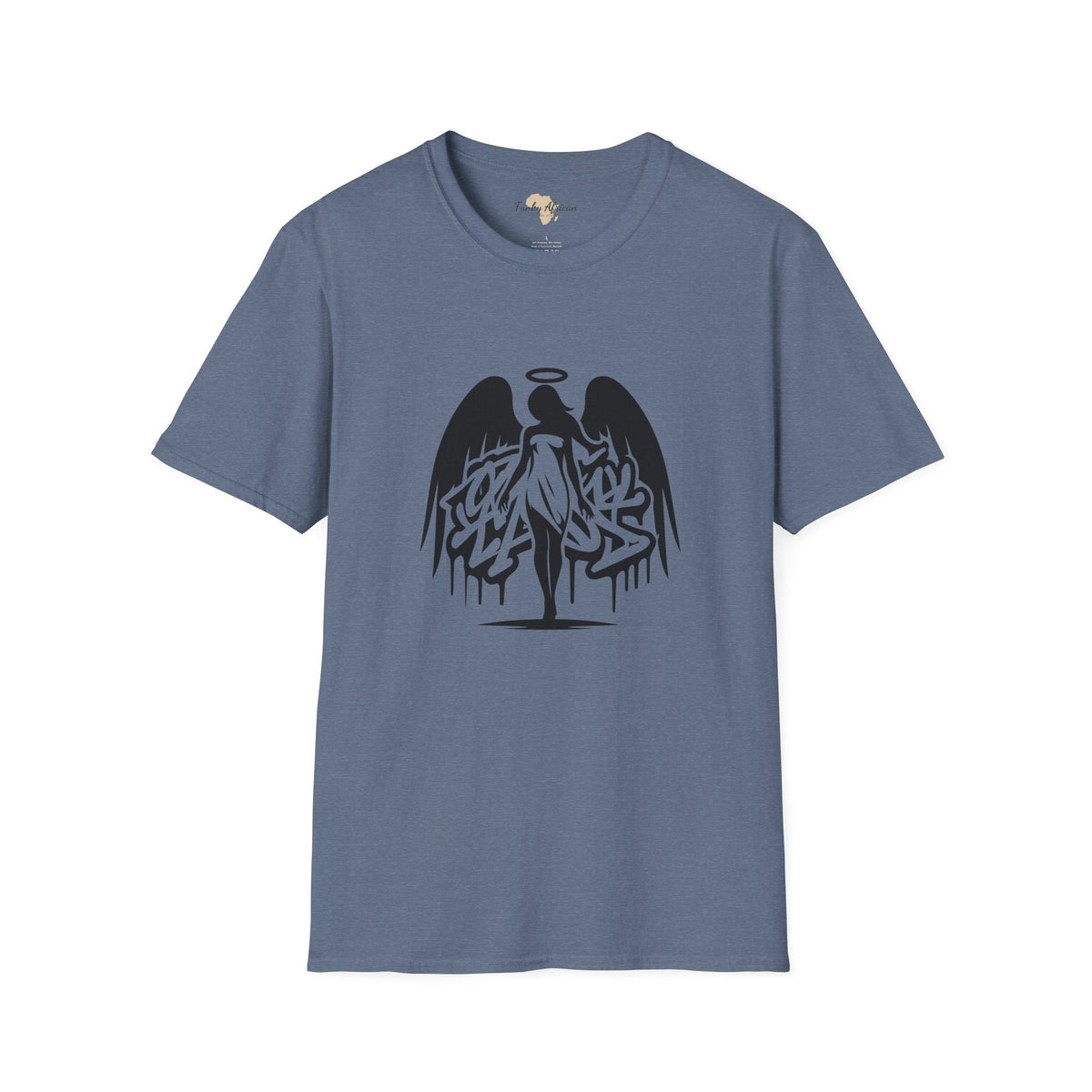 Angel graffiti unisex softstyle tee Funky African