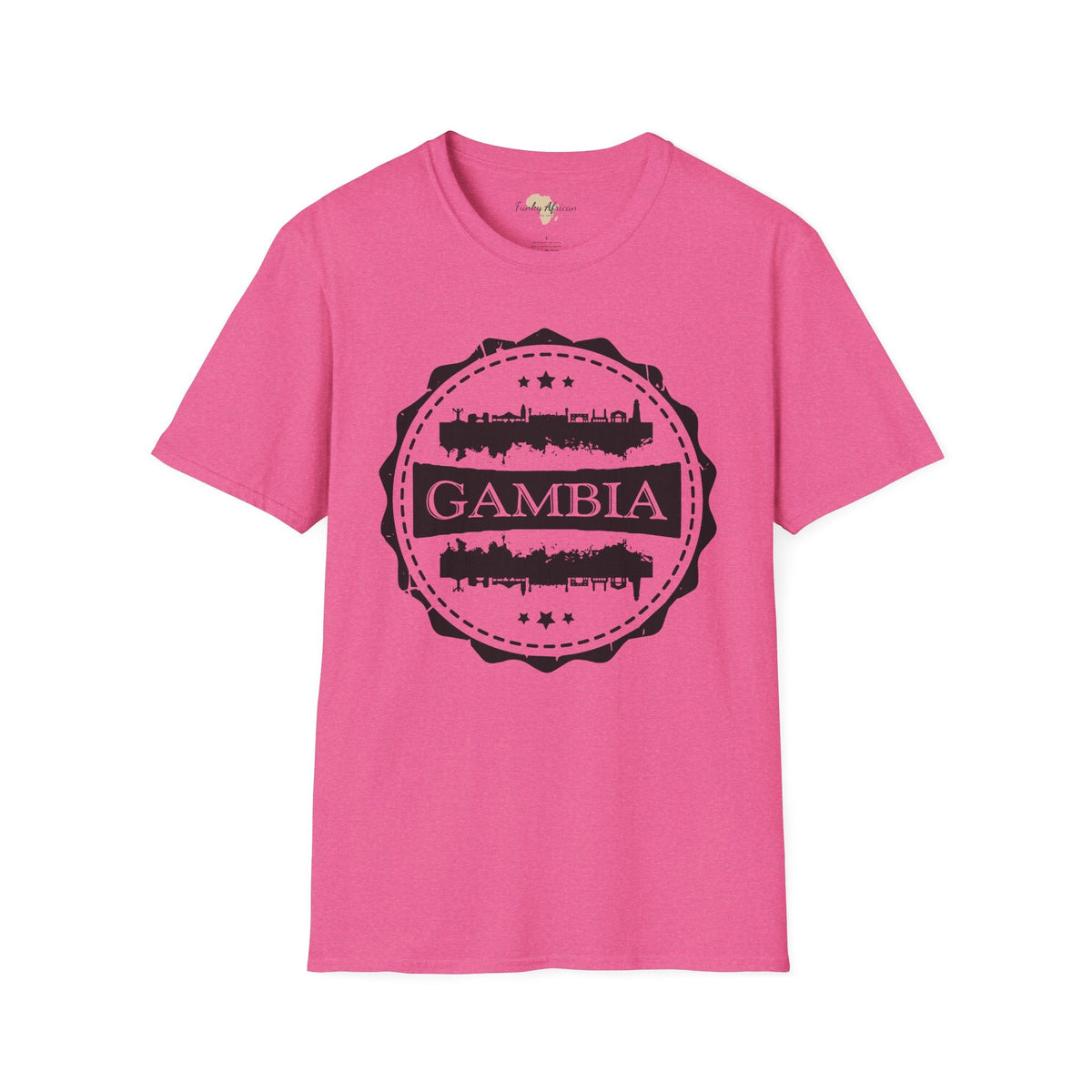 Gambia Stamp unisex tee Funky African
