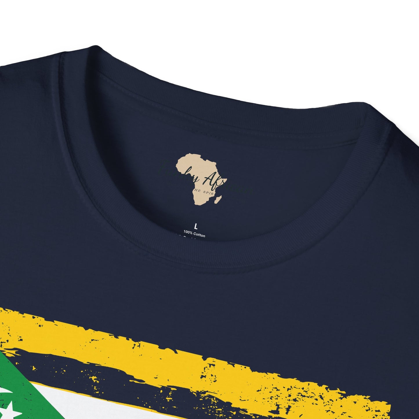 Comoros strip unisex softstyle tee