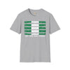 Nigeria strip unisex softstyle tee Funky African