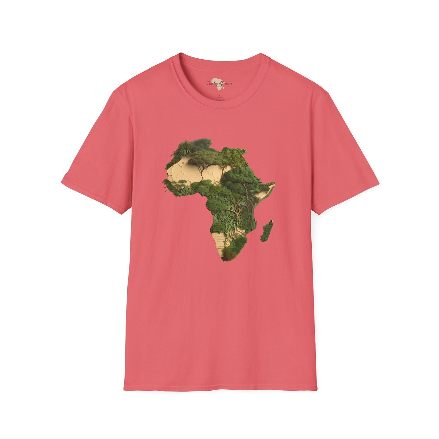 African forest unisex softstyle tee