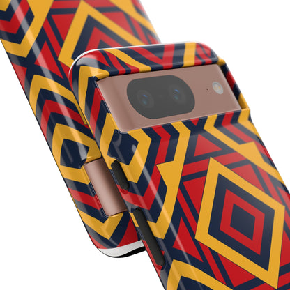 African Print Google Pixel Tough Cases