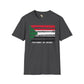 Sudan strip unisex softstyle tee Funky African