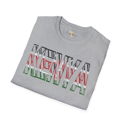 Kenya text unisex softstyle tee