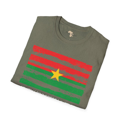 Burkina Faso strip unisex softstyle tee