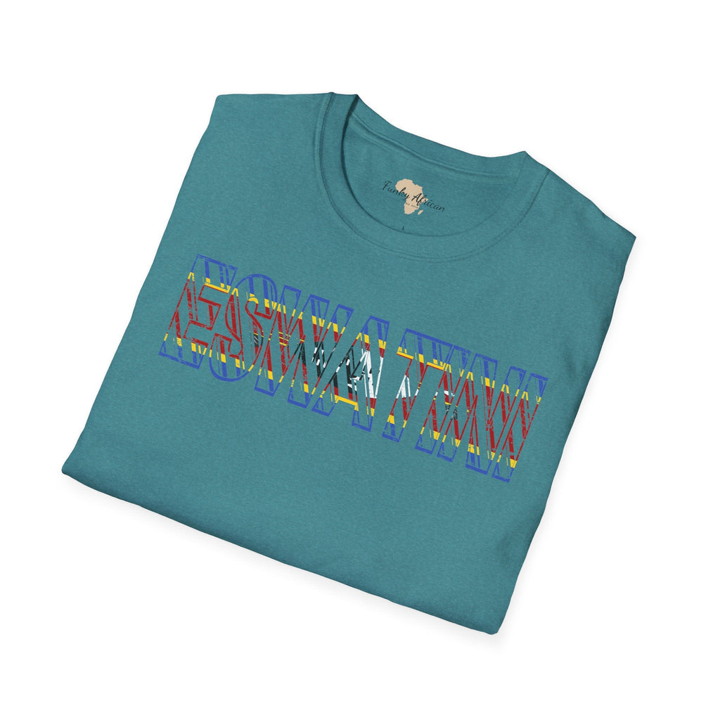 Eswatini text unisex softstyle tee Funky African