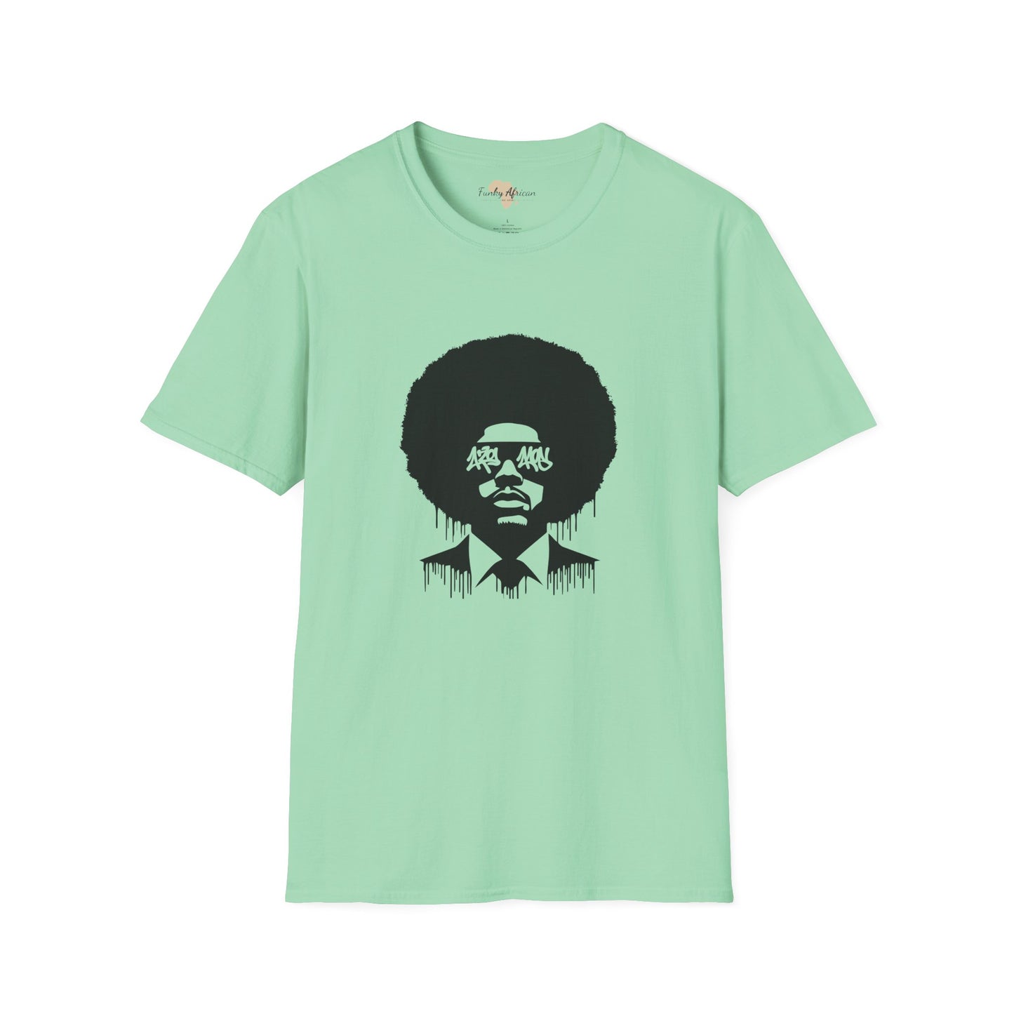 Afro graffiti unisex softstyle tee