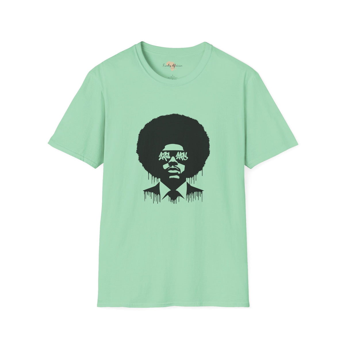 Afro graffiti unisex softstyle tee Funky African