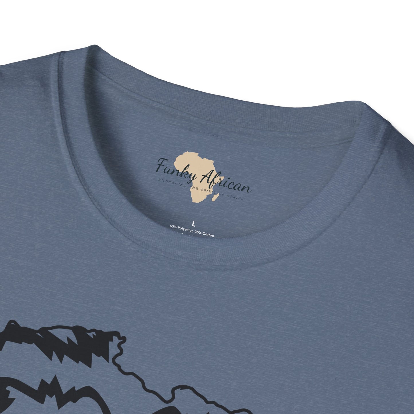 African map graffiti unisex softstyle tee