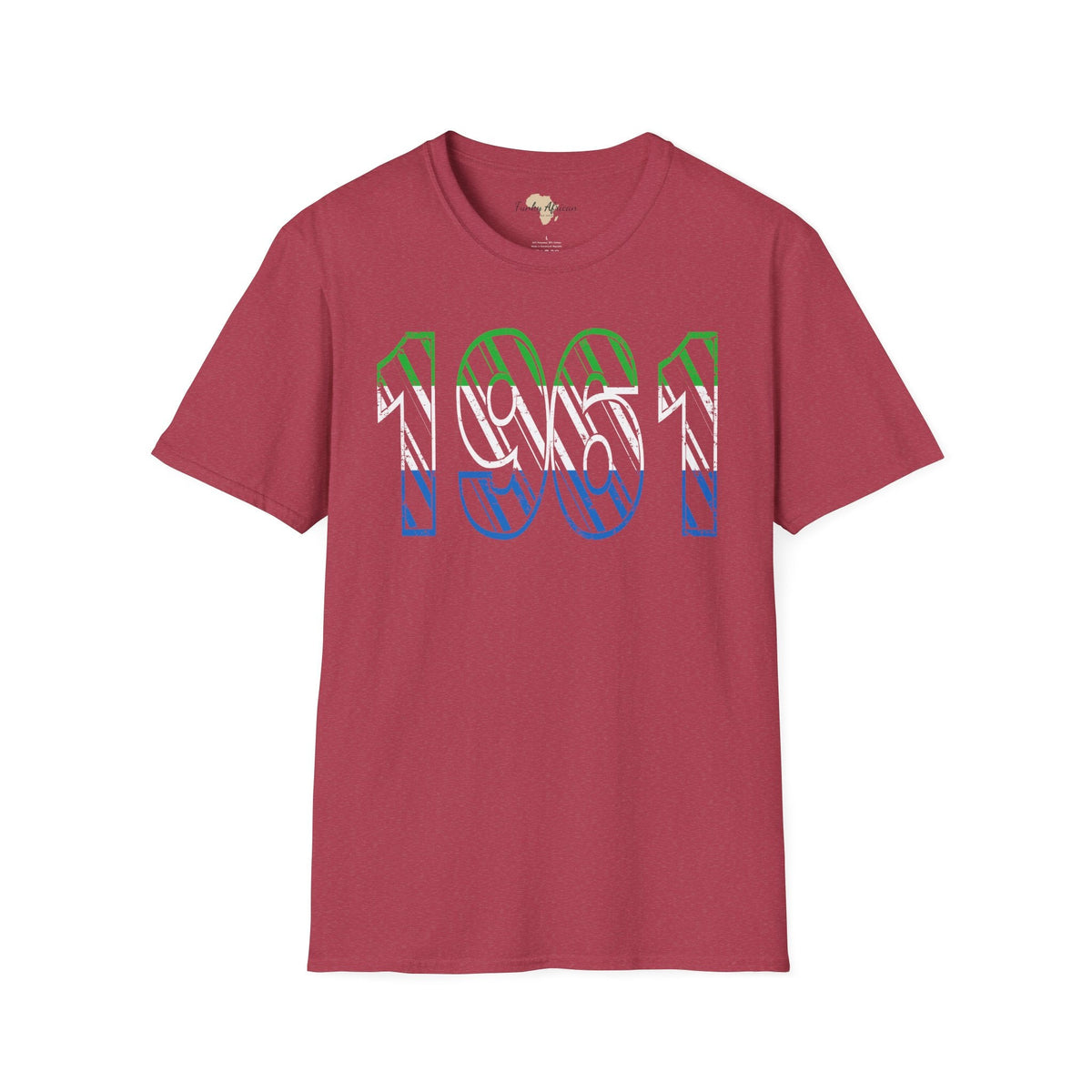 Sierra Leone year unisex softstyle tee Funky African