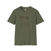 Family unisex softstyle tee Funky African