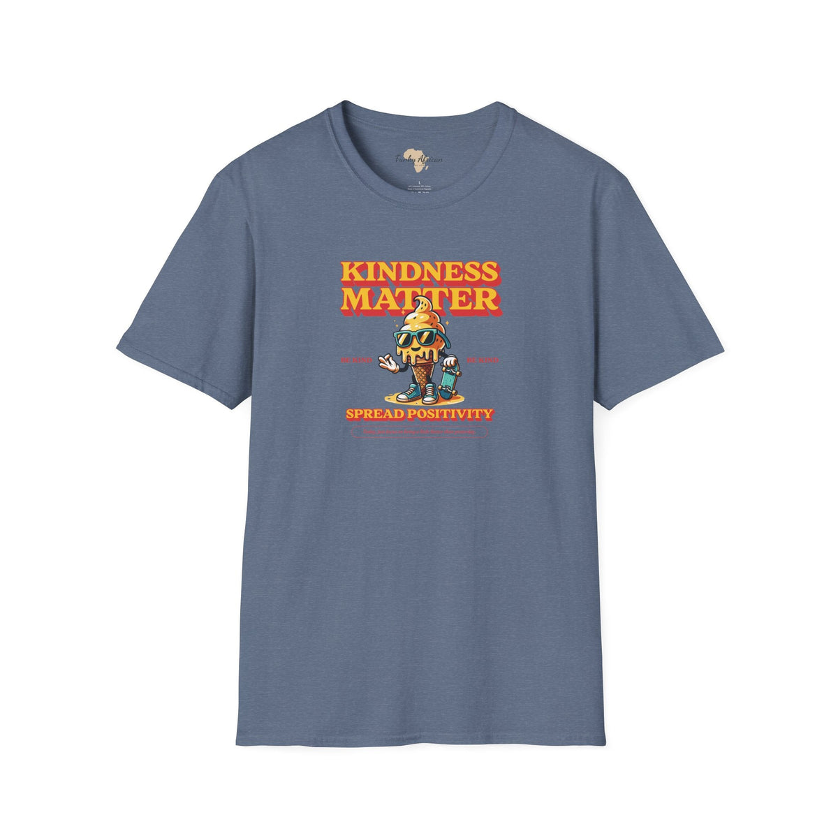 Kindness matter unisex softstyle tee Funky African