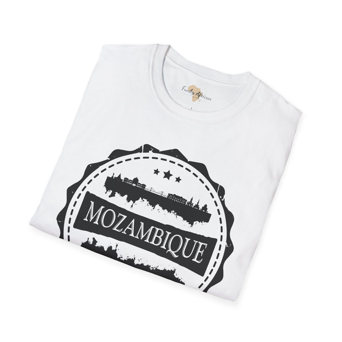 Mozambique Stamp unisex tee Funky African