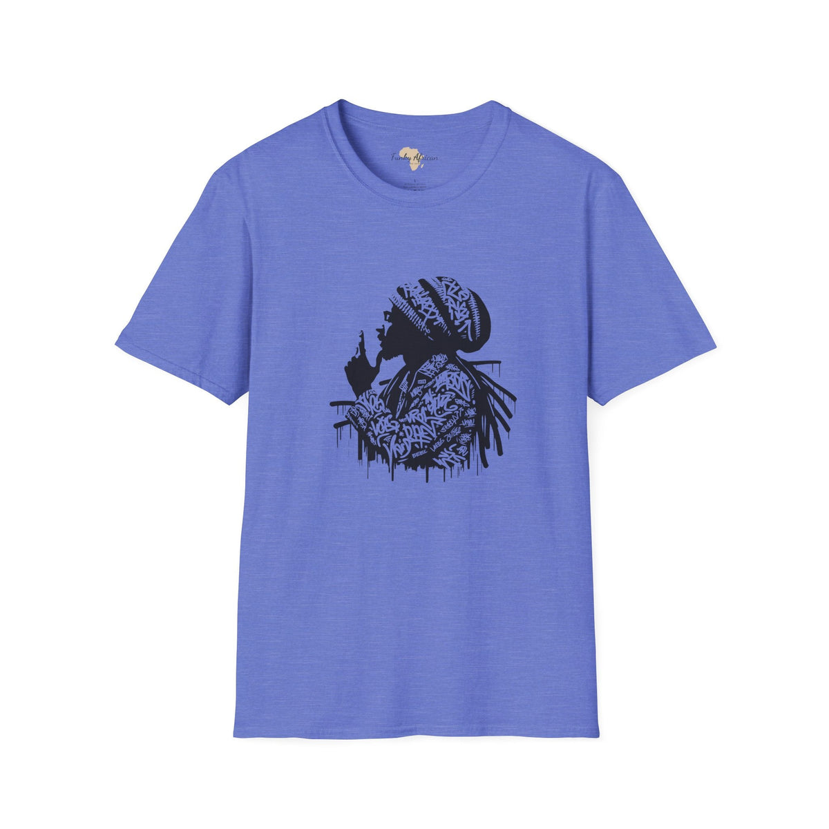 Natty graffiti unisex softstyle tee Funky African