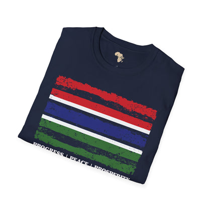 Gambia strip unisex softstyle tee