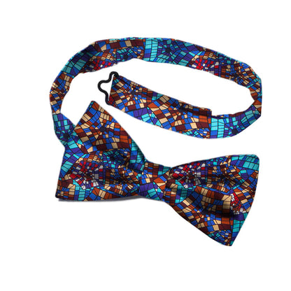 Men's Bohemian African Cotton Print Adjustable Bow Tie