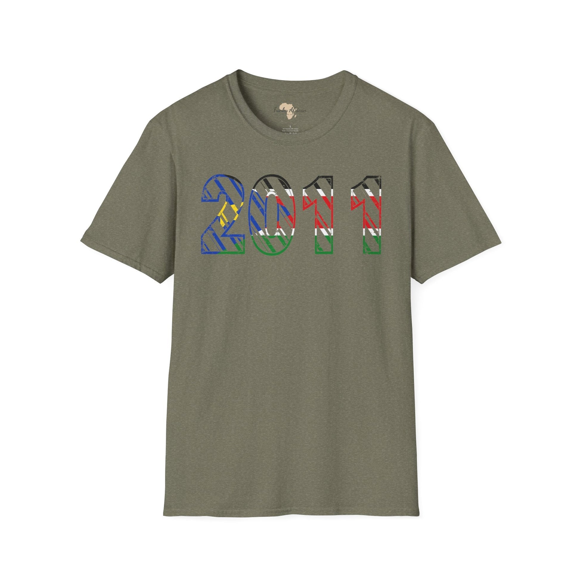 South Sudan year unisex softstyle tee Funky African