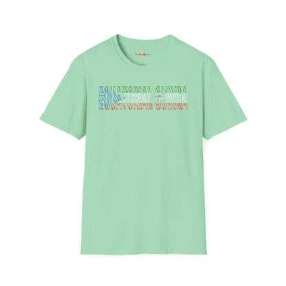 Equatorial Guinea text unisex softstyle tee