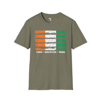 Côte d'Ivoire strip unisex softstyle tee