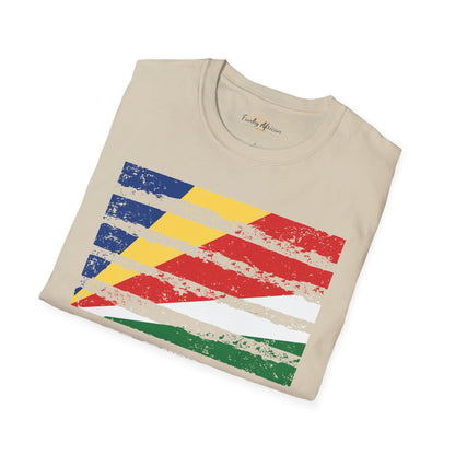 Seychelles strip unisex softstyle tee