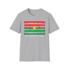 Burkina Faso strip unisex softstyle tee Funky African