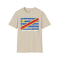DR Congo strip unisex softstyle tee Funky African