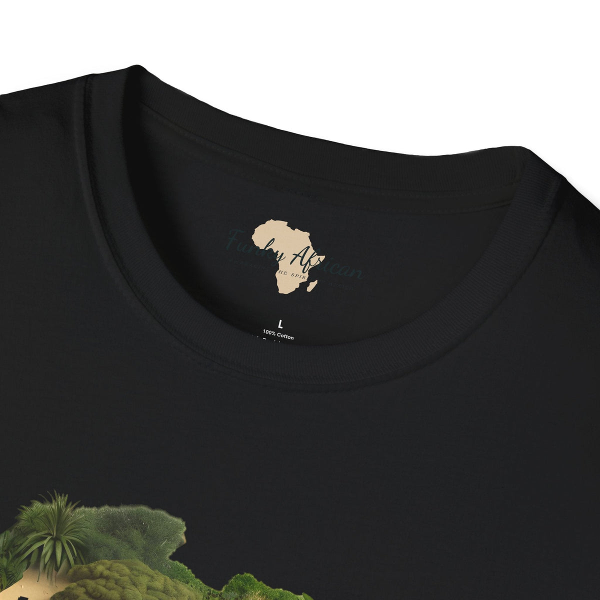 African forest unisex softstyle tee Funky African