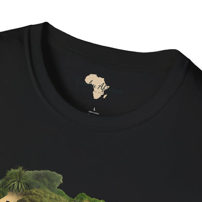 African forest unisex softstyle tee