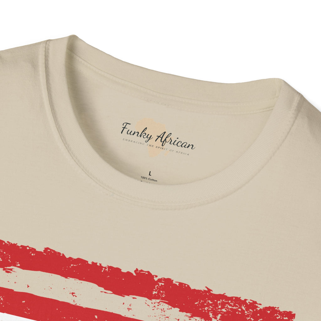 Egypt strip unisex softstyle tee Funky African