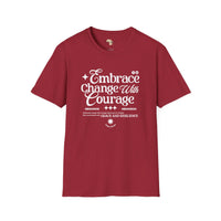 Embrace change unisex softstyle tee Funky African