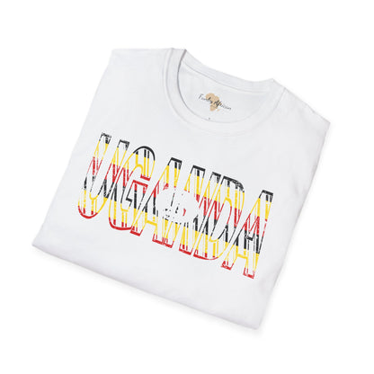 Uganda text unisex softstyle tee