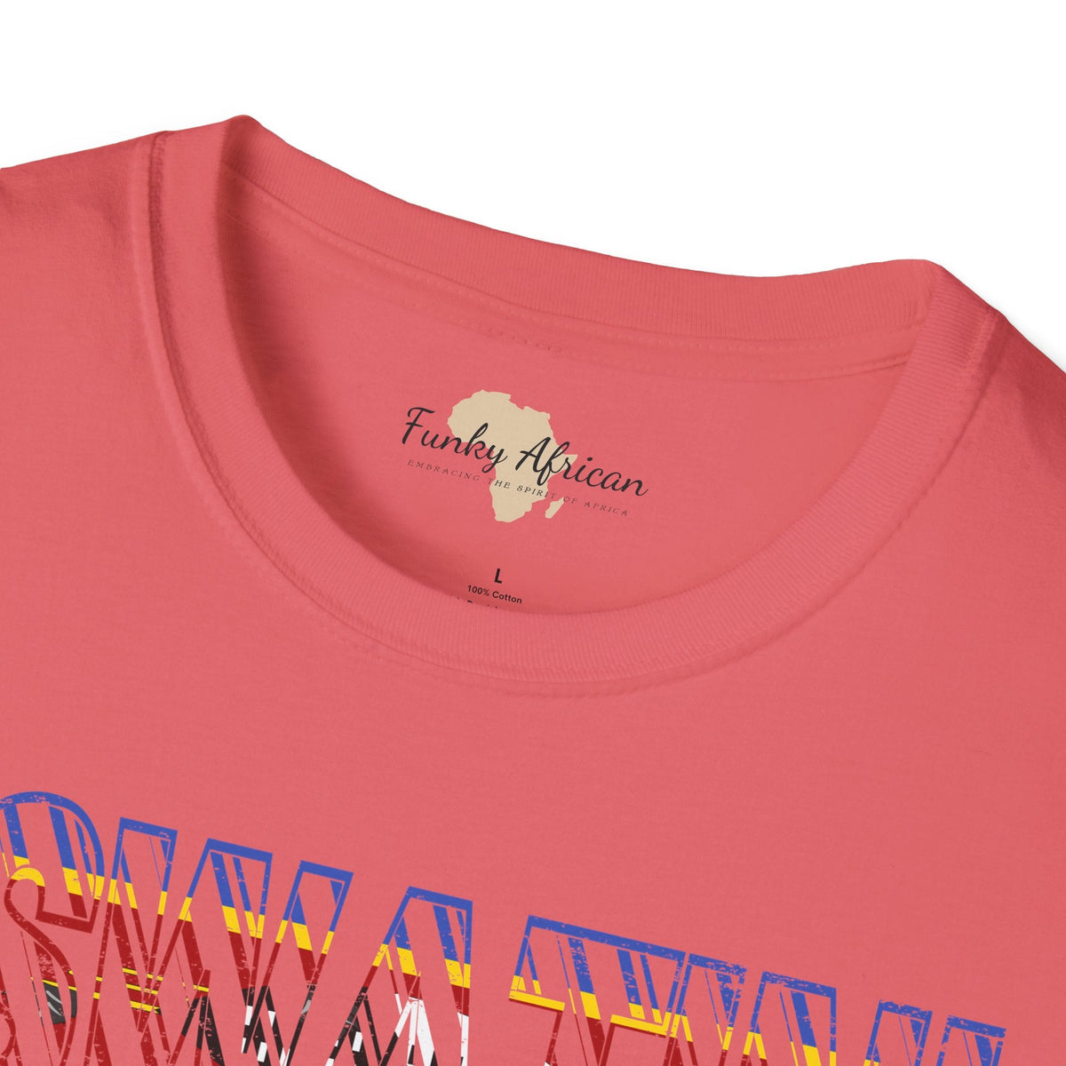 Eswatini text unisex softstyle tee Funky African