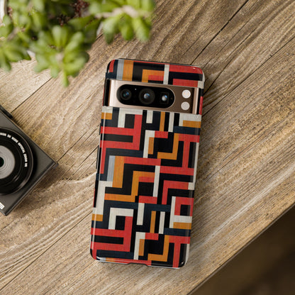 African Print Google Pixel Tough Cases