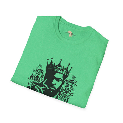 African King graffiti unisex softstyle tee