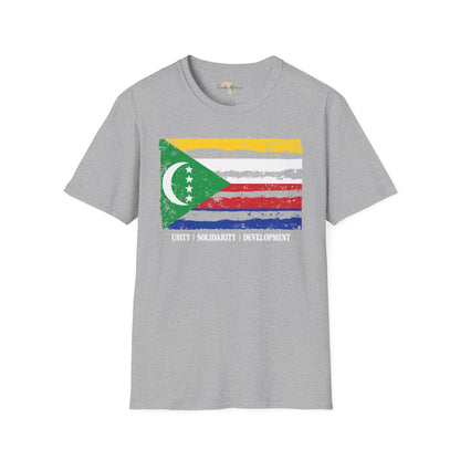 Comoros strip unisex softstyle tee