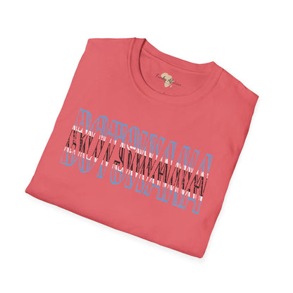 Botswana text unisex softstyle tee