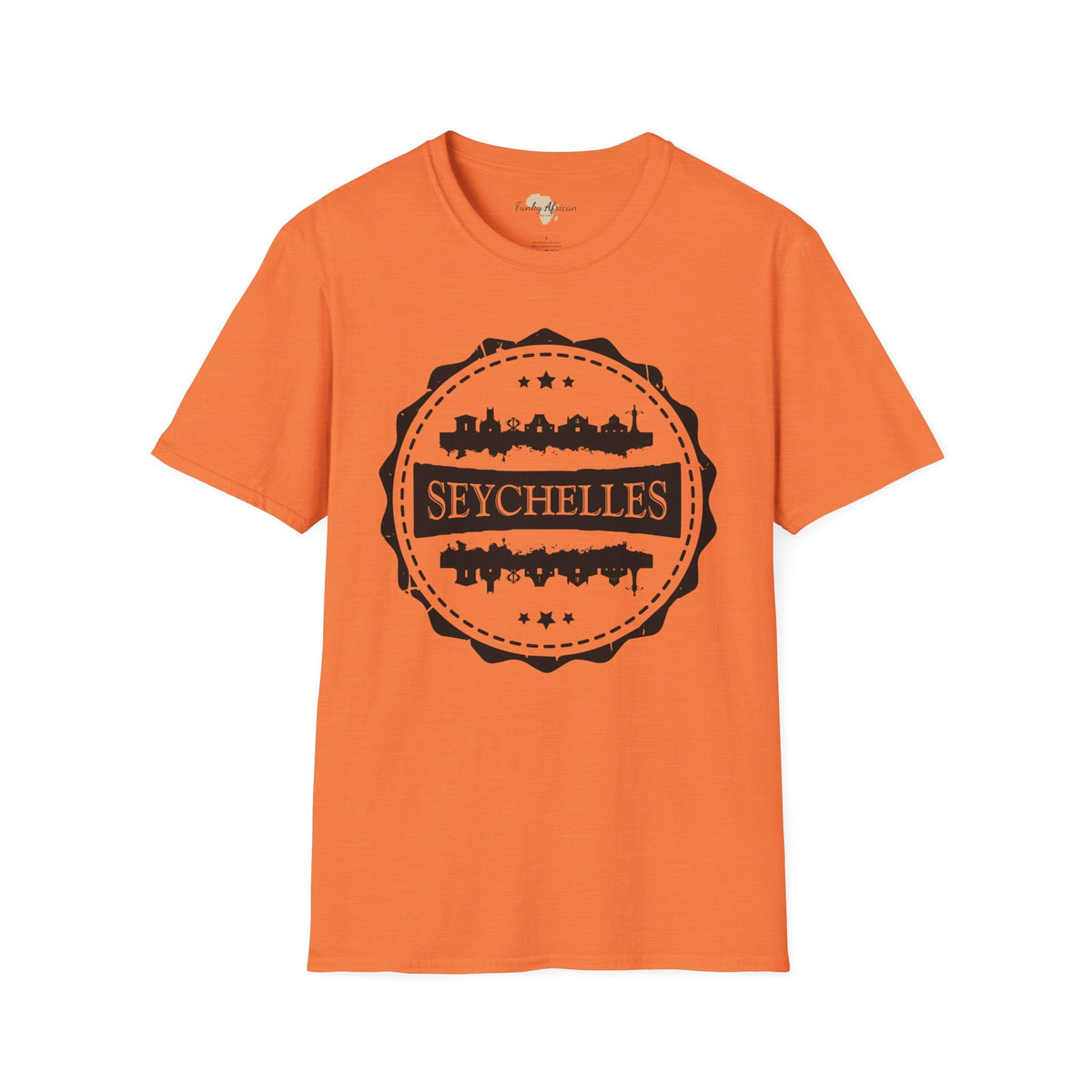 Seychelles Stamp unisex tee Funky African